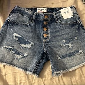 Brand new never worn girls denim shorts